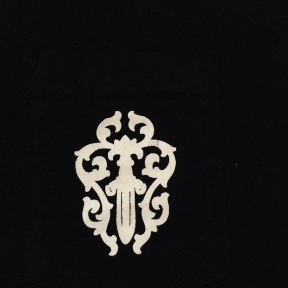 Chrome Hearts Script Dagger Logo Tee - Picture 6 of 10
